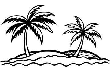 palm tree silhouette