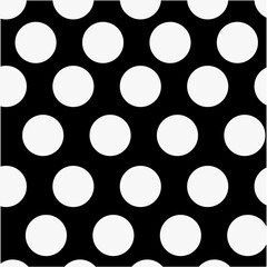 Black and white circle background
