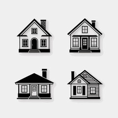 Fototapeta premium house, home, building, realestate, property, residence, architecture, construction, living, family, shelter, cottage, villa, housing, apartment, estate, dwelling, structure, urban, suburban, modern, d