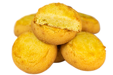 lemon cookies isolated