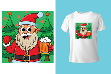 Merry Christmas Design - Christmas T Shirt