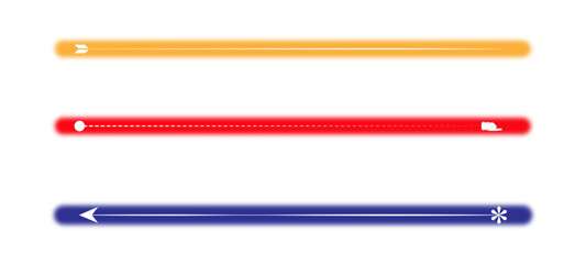 set of colored buttons