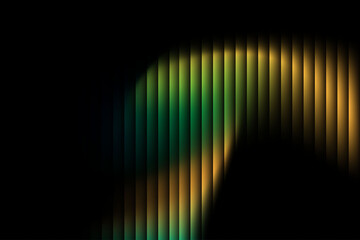 Colorful rainbow gradient waves with neon light flowing across dark background, abstract futuristic glowing design ideal for modern posters, wallpapers, and digital art.