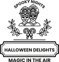 Halloween delights magic in the air