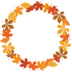 Seasonal Leaves and Nature Vector Design