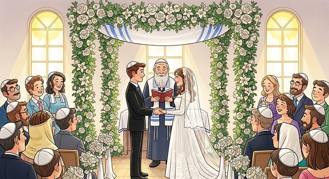 Jewish Wedding Ceremony. (1)