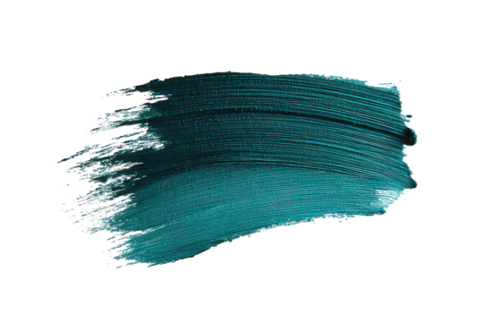 Teal Blue Digital Paint Stroke Abstract Texture