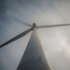 Wind Turbines at Sunset – Renewable Energy and Sustainable Future 