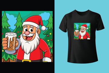 Merry Christmas Design - Christmas T Shirt