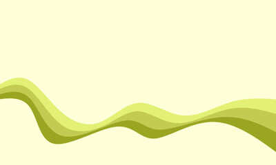 abstract green wave background