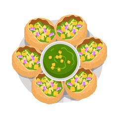 pani puri , gol gappa © Mubeen