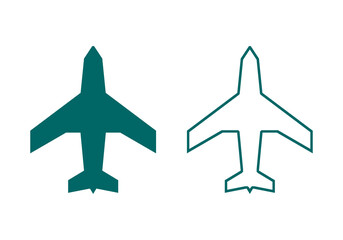 Air plane sign vector
