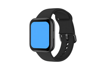 Modern smartwatch with blank screen, perfect for customization