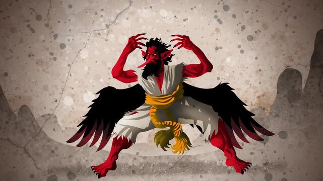 japanese mythology tengu ogre demon