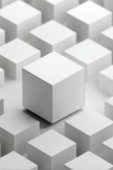 Elevated Cube - A Study in Minimalist Design and Geometric Precision.