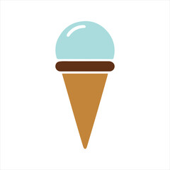 ice cream cone vector silhouette sketch art idea design collection