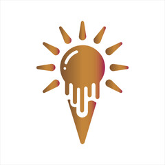 ice cream cone vector silhouette sketch art idea design collection