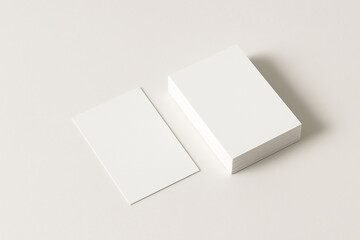 blank business card