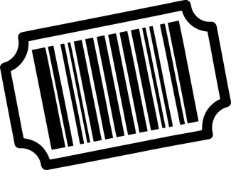 Price Tag Barcode Vector Icon Stock Illustration