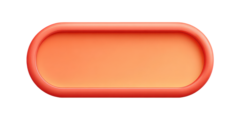 Coral Oval Shape Abstract Design