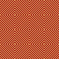 Red line abstract geometric seamless pattern
