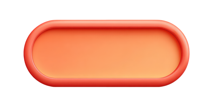 Coral Oval Shape Abstract Design