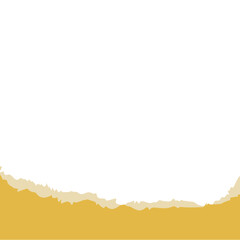 Obraz premium Gold Torn Paper Edge Graphic Element