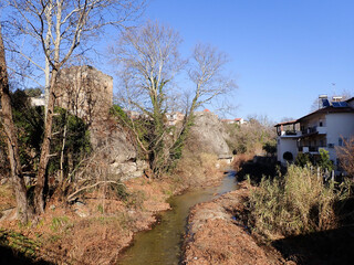 Old train bridge in North Greece