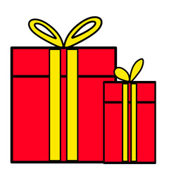 Red Gift Box Illustration