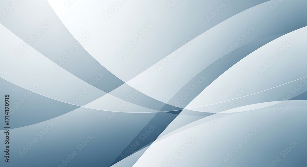 Canvas Prints abstract blue and white smooth flowing waves background image photo