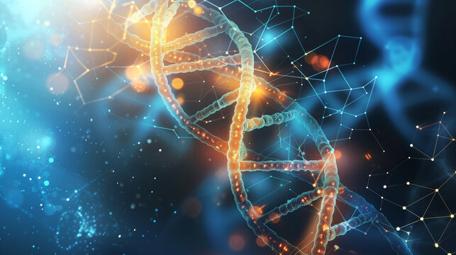 Medical science and scientific research abstract backdrop