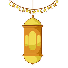 Islamic Lantern Illustration