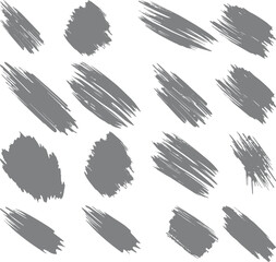 A vector brush stroke bundle design