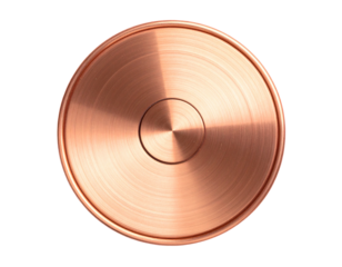 Copper metal button