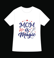 Fototapeta premium Stylish T-shirt design template for men's casual fashion apparel