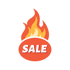 Hot Sale Fire Flame Icon.