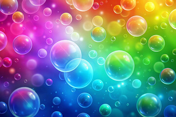 colorful bubbles background