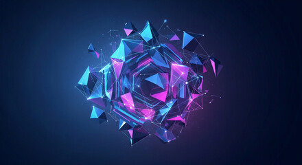 abstract blue background with stars