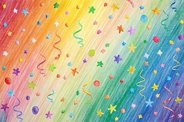 colorful confetti background