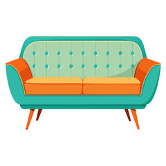 sofa isolated on white