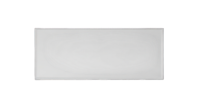 Blank rectangular, light gray surface framed by a dark border