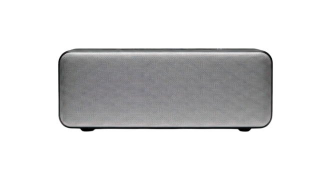 Gray rectangular flat object