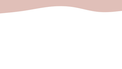 Soft pink wavy border on a clean white background, creating a serene, elegant backdrop. Ideal for presentations, web design, or minimalist branding.