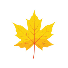 Autumn leaf icon for animation and motion graphics