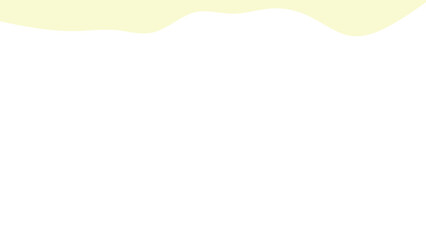 Minimalist abstract light yellow wavy design on a clean white background. Ideal for branding, presentations, soft aesthetics, or serene graphic resource needs.