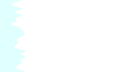 Abstract light blue wavy shape on a clean white background, creating a calm and modern visual. Ideal for graphic design, web backgrounds, or minimalist branding.