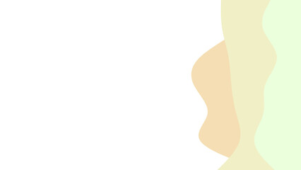 Soft pastel wavy shapes create a calming, abstract background, ideal for presentations, branding, or wellness-related content, conveying gentle serenity.