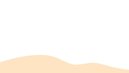 Minimalist background featuring soft orange curves, ideal for design, nature concepts, or serene digital backdrops. Clean, calming space.