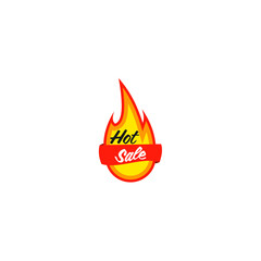 Hot Sale Fire Flame Icon for Marketing and Promotions.