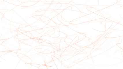 Subtle Abstract Light Reddish-Brown Wispy Lines isolated on png, transparent background - Delicate Minimalist Texture